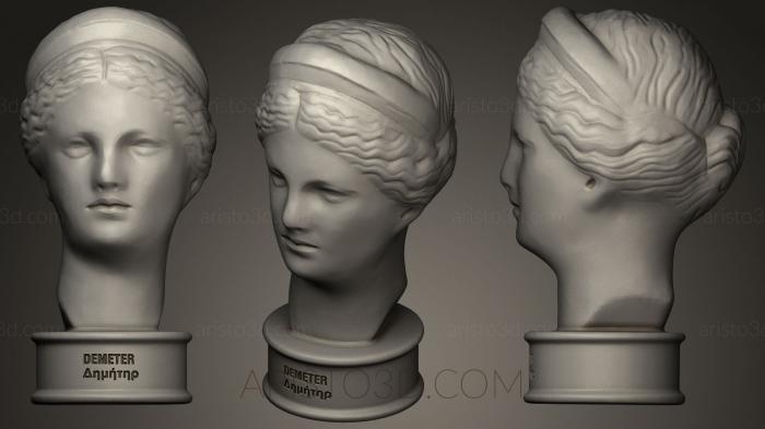 Busts and heads antique and historical (BUSTA_0014) 3D model for CNC machine